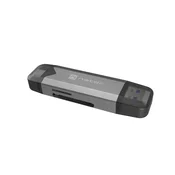 Natec SCARAB 3 USB-A USB-C 3.1 GEN 1/microSD/microSDHC/microSDXC/SD/SDHC/SDXC/T-Flash bralnik kartic