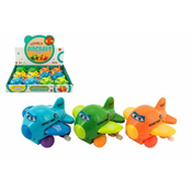Teddies Letalo z očmi, ki mahajo s krili na ključu plastika 8cm - mešanica barv