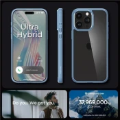 shumee Spigen Crystal Hybrid Case za iPhone 15 Pro Max - Clear Blue