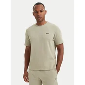BOSS Majica Waffle 50535891 Svetlo zelena Regular Fit