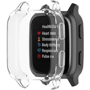 GS 2v1 ovitek z zaščitnim ščitnikom za zaslon za Garmin Venu Sq, prozoren