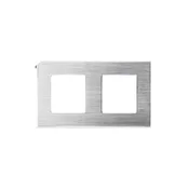 ELEKTRO SMART ELEKTRO SMART dvostruki aluminijski okvir za module s metalnim nosacem, sivi ES-A157.2F-GY