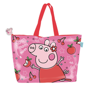 Otroška torba za plažo PEPPA PIG FRUITS, roza