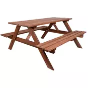 Rojaplast lesena vrtna garnitura Piknik, 160 cm (245/2)