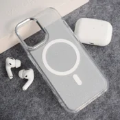 Maska Mag Case Glitter za iPhone 17 bela