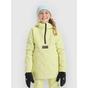 Roxy Radiant Lines Overhead Kids Jacket yellow pear