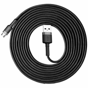 MICRO USB KABEL - BASEUS CAFULE MICRO-USB CABLE 300CM GREY/BLACK