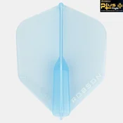 Pikado peresa ROBSON Plus Dart Flight/Shape Crystal Clear Blue