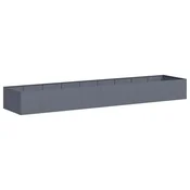 Vidaxl Sadilnik antracit 360x80x40 cm Jeklo
