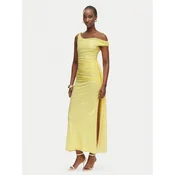 Bardot Večerna obleka Layana 60513DB Rumena Slim Fit
