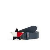 TOMMY HILFIGER Pas mornarska / živo rdeča / bela