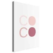 shumee Slika - Pink Coco (1-delna) navpična