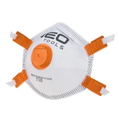 slomart NEO TOOLS Polmaska FFP3 z ventilom, 3 kosov