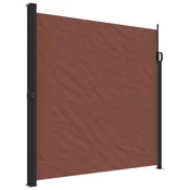 Bocna tenda na uvlacenje smeda 200 x 500 cm