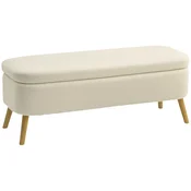 Homestar Shranjevalna klop 120x42x45 cm bež