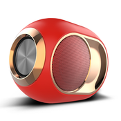 Generic Brezžični zvočnik Stereo Bluetooth zvočnik Predvajalnik Zlato jajce Ultra močan globokotonec Prenosni, (21133939)