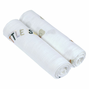 Lässig tetra plenica Happy Fruits Swaddle XL 2/1, 120 x 120 cm lemon