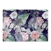 Decormat Podloga za stol Birds in flowers 120x90 cm 15 cm