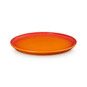 Stranski krožnik COUPE 22 cm, FLAME, kamnita posoda, Le Creuset