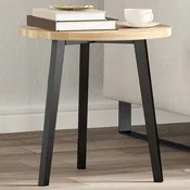 Vidaxl Mizna plošča okrogla O40x2 cm trdna akacija