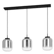 EGLO viseca lampa BULCIAGO E27 3 grla dimljeno staklo 126 cm 390104