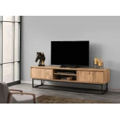 Hanah home TV Komoda Belinda 180 Crno-Hrast