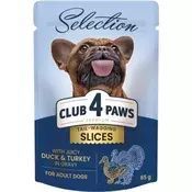 CLUB4PAWS - Rezine z raco in puranom v omaki - za odrasle pse, majhnih pasem