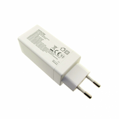 MTXtec MTXTEC Charger 65W USB PD GAN 2XUSB-C, 1XUSB-A White polnilec za prenosnik, (20525526)