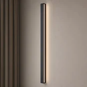 Lucande LED-stenna svetilka Kinsley, 90 cm, črna, z možnostjo regulacije - Dnevna soba/jedilnica - Sodobni - črna, bela - Kovina