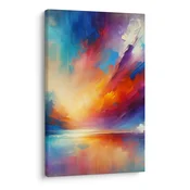 Slika mavrični odtenki sončnega zahoda - 60x90