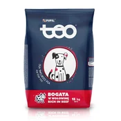 TEO Rich in beef - Suha hrana za pse, 15kg, z govedino