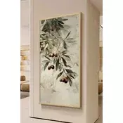 Wallity Dekorativna uramljena slika, 70x33cm, Šarena