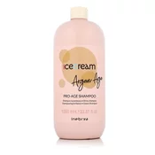 Inebrya Ice Cream Argan Age Pro-Age Shampoo 1000 ml šampon barvani lasje poškodovani lasje unisex