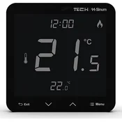 slomart Tech Controllers R-S3 žični sobni termostat, črn