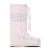 Moon Boot za ženske. 80D1403060 Icon Pearly Boots roza (42/44), Ravna stran, Čipke, Priložnostno