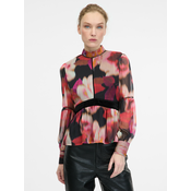 Red patterned womens blouse ORSAY - Womens