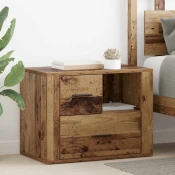 vidaXL Nočna omarica Star les 60 x 36 x 45 cm Konstruiran les