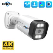 KJB Zunanja PoE IP kamera 8 MP z dvosmernim zvokom in nočnim vidom