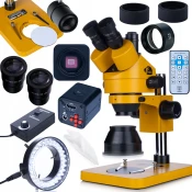 Rosfix ROSFIX MERCURY S MSMS-T-PS1-O TRINOKULARNI MIKROSKOP – ZOOM 7–45X, KAMERA 16MP 4K, LED 56X | BARLOW 0.5X, WF10X/20, (5000036401)
