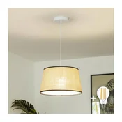 Brilagi - LED luster na sajli CERIA 1xE27/40W/230V precnik 35 cm bež