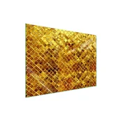 shumee Steklena zaščitna plošča za štedilnik 70x52 Honey
