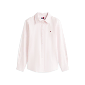 Tommy Jeans Bluza pastelno roza/bela
