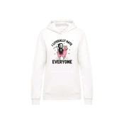 Hoodie ženski I literally hate everyone