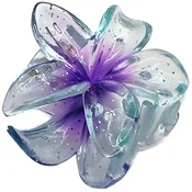 Sponka za lase Flower - Vijolična KP39309