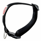 Črna ovratnica iz neoprena 33-52 cm/25 mm, XL