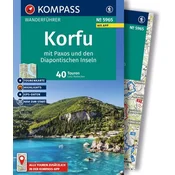 KOMPASS Wanderführer Korfu mit Paxos und den Diapontischen Inseln, 40 Touren mit Extra-Tourenkarte
