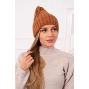Kesi Cap with turn up Zyta K308 camel