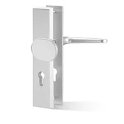 ACT Atlas varnostna oprema (F9), klika-klika, Odprtina za cilindrični vložek PZ, AC-T F9 (aluminij, nerjavno jeklo), 72 mm