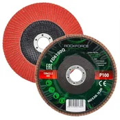 Rock FORCE Lamelni brusni disk za les in kov, 150 mm, P100