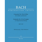 BACH J.S.:CONCERTO NO.II IN E-DUR BWV 1053 PIANO REDUCTION